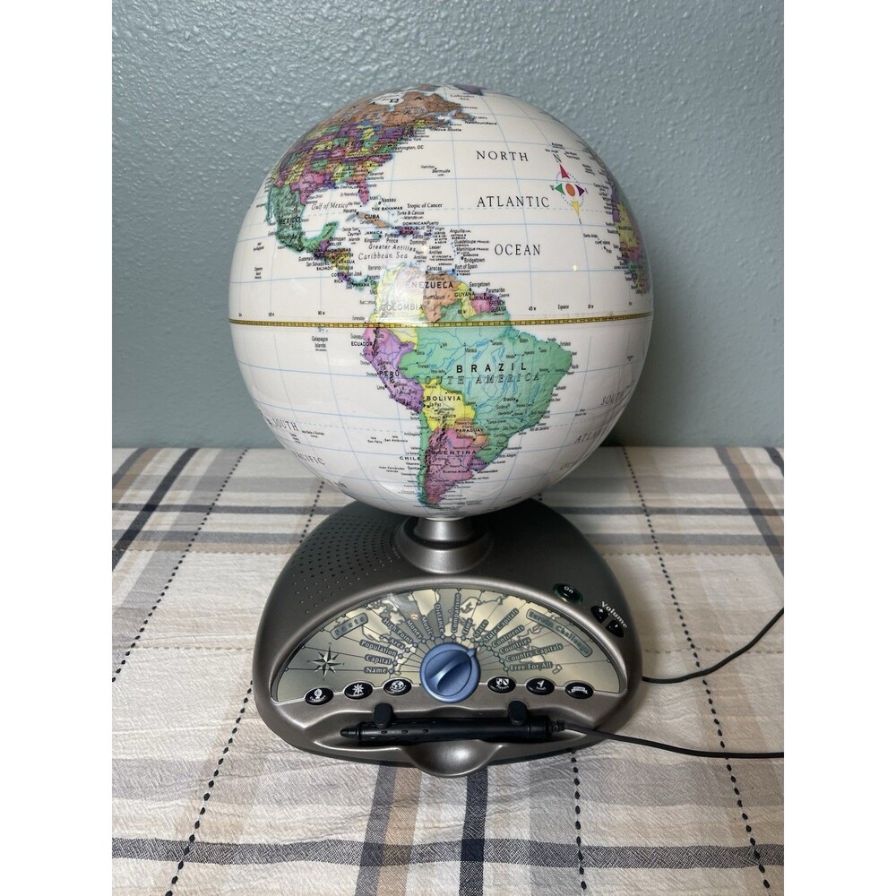 LeapFrog Odyssey III Interactive Talking Globe Atlasphere 40001 Tested Works